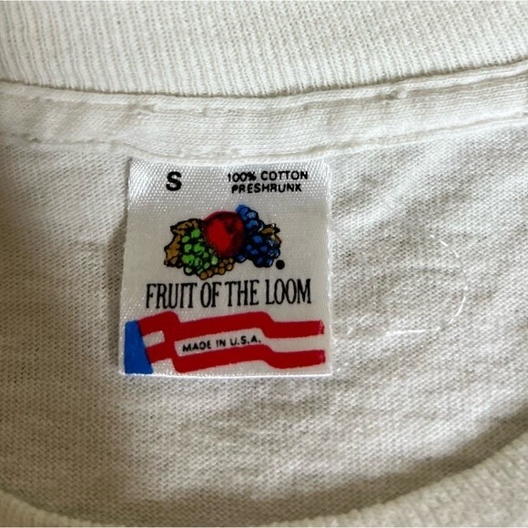 Vintage TShirt Single Stitch I’m proud to be an American Size S USA Flag - Picture 3 of 16